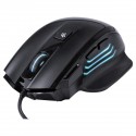 Mouse Gamer Interceptor 7200 Dpi Com Ajuste De Peso Led E Cabo Usb 1.8 Metros Trançado